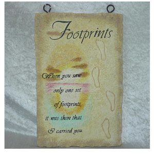 Footprints Design Post Art Garden of Grace made in 2003